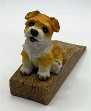 Vintage Cute Puppy On Wooden