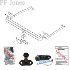 Tow-Trust Towbar for Renault Megane Saloon 2003-2017 - Flange Tow Bar