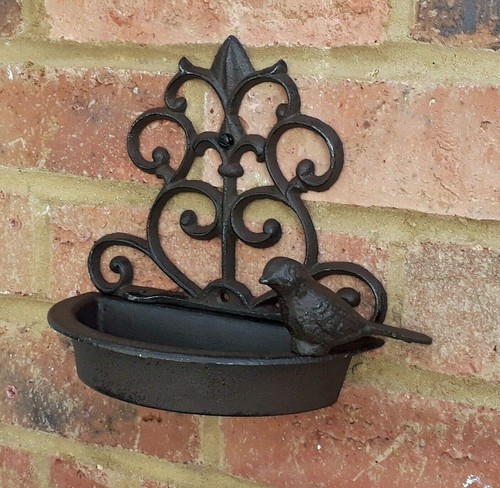 Cast iron bird feeder - cast,