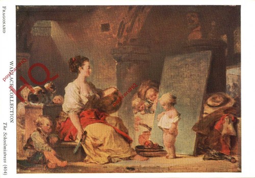 Picture postcard fragonard - picture, postcard-:fragonard