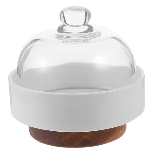 Elegant transparent cake plate - elegant,