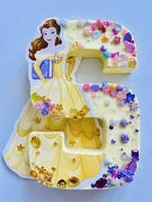 Disney PRINCESS BELLE FONT LETTER “S” Party Decoration Girls