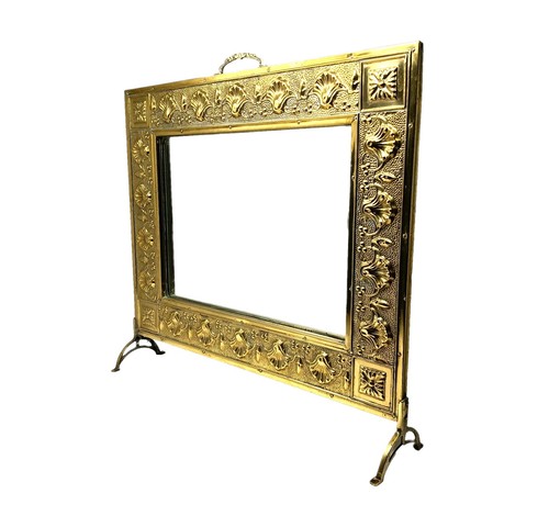 Antique fireguard art nouveau - antique,