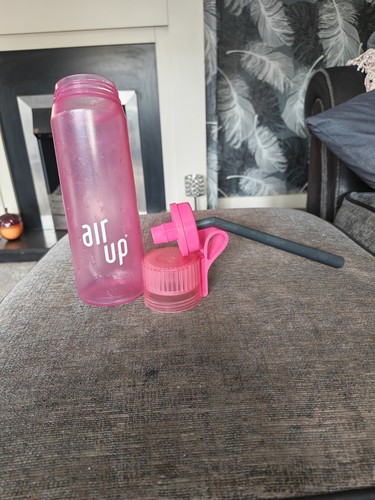Pink air bottle with twist - pink,