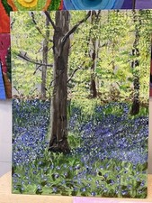 Original Artwork Bluebells