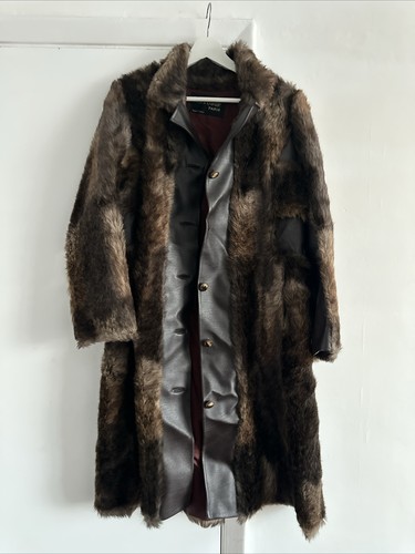 Brown faux fur - faux, and