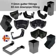black square 112mm Guttering &