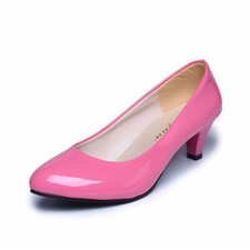 Ladies Low Kitten Heel Court