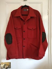 Genuine Vintage Pendleton Red Wool Cruiser Hunting Jacket, XL, 52"