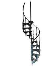 Reclaimed Decorative Cast Iron Black Spiral Staircase - Outdoor/Indoor - UKAA