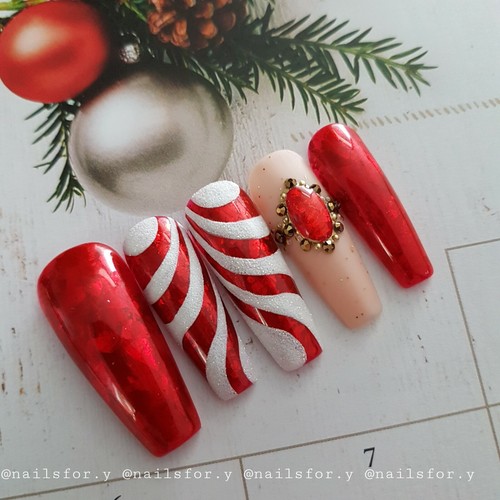 Press nails christmas - press, nails🎄christmas