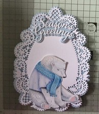Tattered Lace Polar Bear  Die