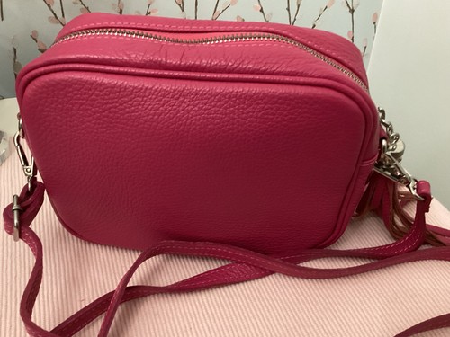 Bnwot cerise pink - cerise, leather