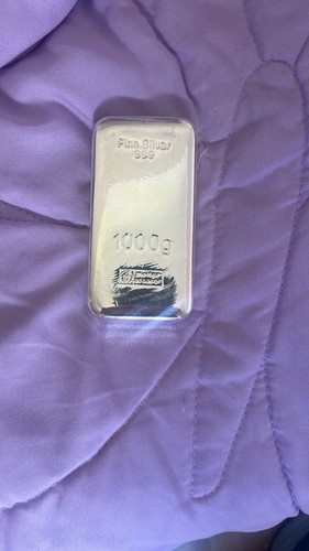 Pure silver bullion - , kg