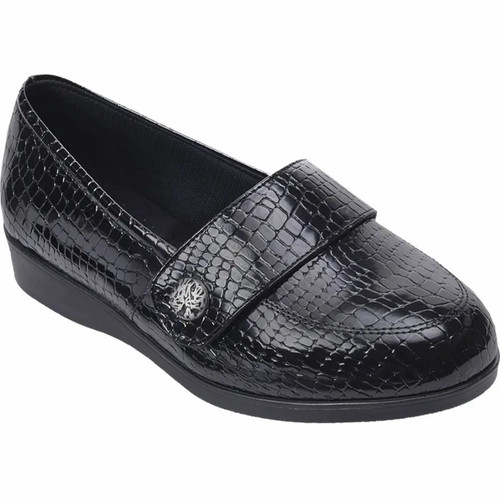 Cosyfeet carmen black croc - cosyfeet,