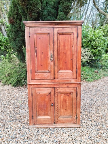Pine housekeeper cupboard - housekeeper's,