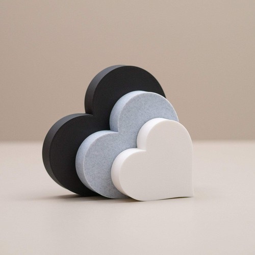 Love heart ornaments set - heart,