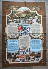 Vintage Tea Towel 'Traditional