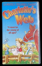 Charlotte's Web 1993 VHS Video Tape Animated Movie Cartoon Classic Hanna Barbera