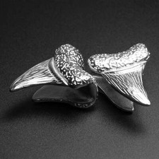 Shark Tooth Surgical Steel Ear