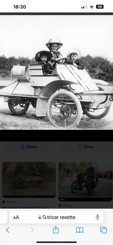Veteran 1904 rexette tri car - veteran,