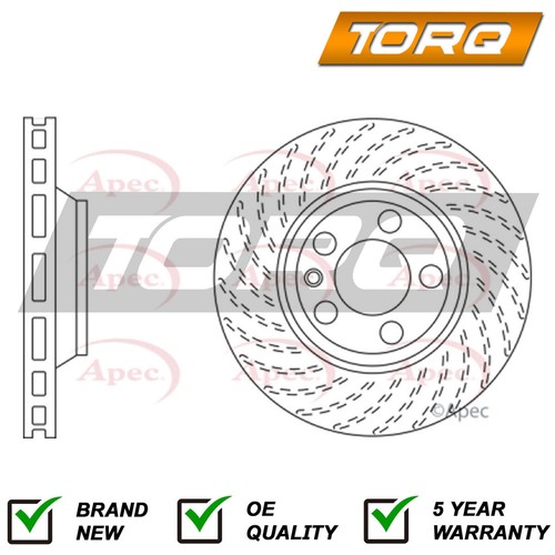 Brake disc front - front, torq