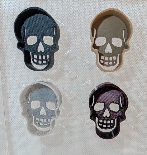 Spooky skull window hide - , for