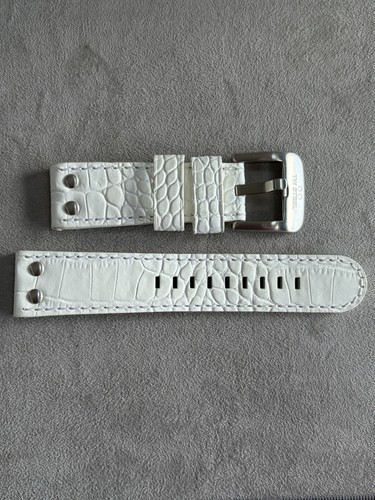 Steel 22mm white patterned - steel,