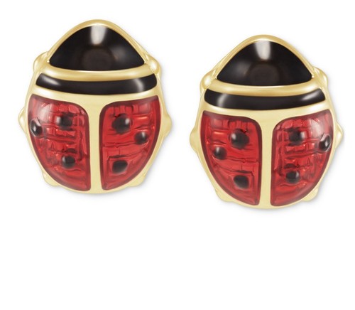 Lady bug gold black and - black, red