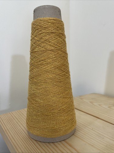 12g fine cotton yarn - 12g, yellow