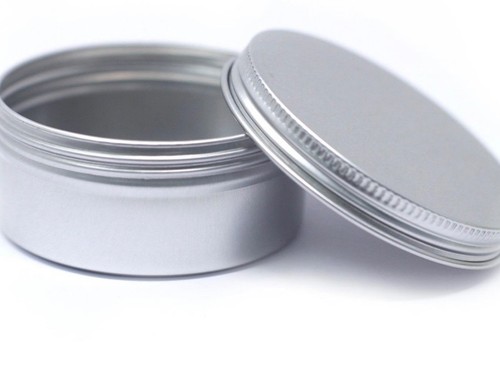 100ml small round metal - round,