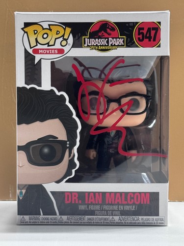 Signed funko pop - funko, jurassic