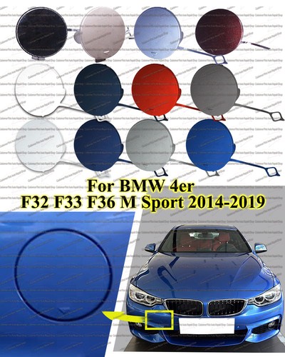 Front bumper tow hook cover - front,