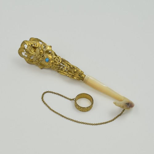 Antique french gilt ormolu - gilt,