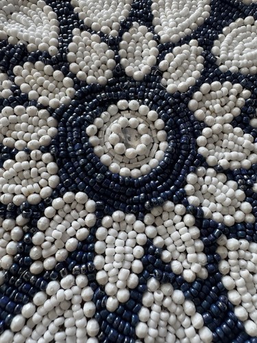 Beaded table mat - beaded,