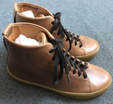 Crown Northampton Overstone Hi-Derby Sneakers Horween Natural Chromexcel Size 6