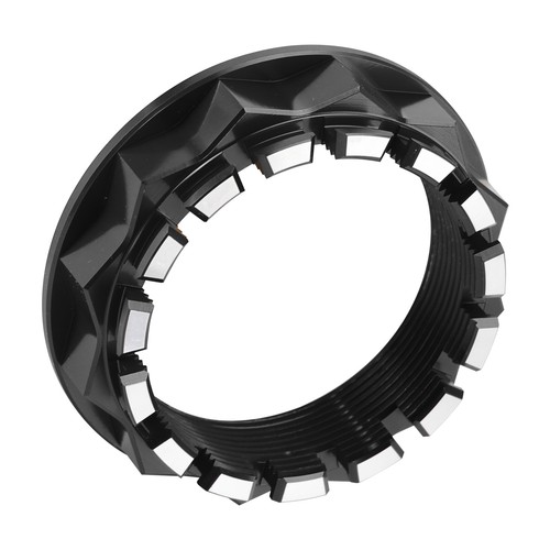 Black rear wheel axle nut - wheel, for