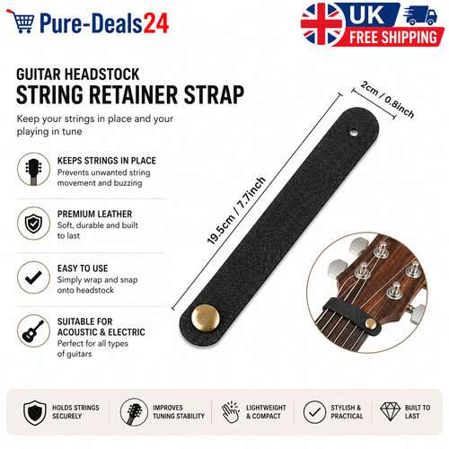 Guitar strap button headstock - guitar,