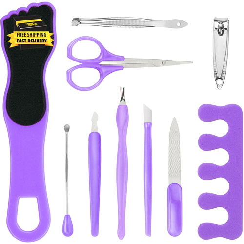 Piece pedicure kit - 10,
