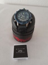 Rare Animal Watch WW452 009 Series Blue Face with Black Tread Wristband New