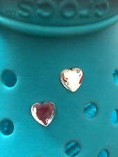 2 Diamond Gem Hearts Shoe