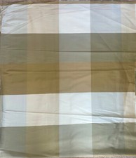 NOBILIS Madras in Taupe, Tan & Gold Checked 100% Silk Fabric 5 PIECES 18.5M Sqr