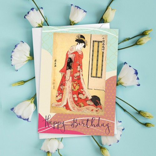 Happy birthday greeting - happy, card
