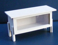 Dolls House Natural Finish Rabbit Hutch 1:12 Scale Pet Accessory D & A tumdee