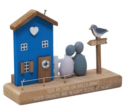 Seaside friendship wooden - seaside,