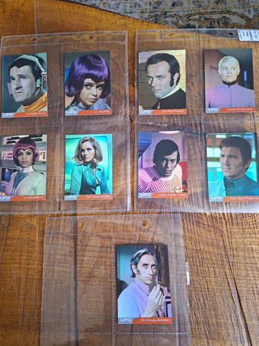 Ufo foil card complete set - ufo,