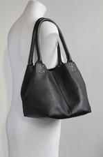 Autograph LARGE BLACK LEATHER