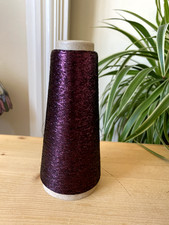 Yeoman Yarns Rexor | Fine, Metallic, Sparkly Mixer Yarn Cone 