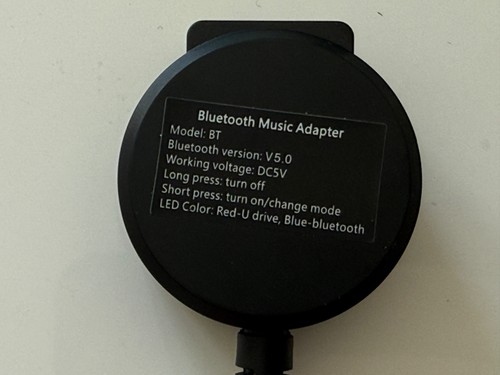 Bluetooth music adapter - v5.0,