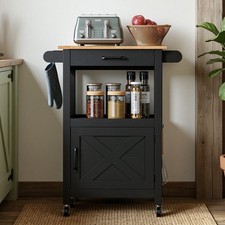 Bonnlo Kitchen Cart on Wheels